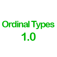   Ordinal Types 1.0 