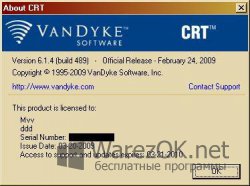 VanDyke CRT 6.1.4.489 + Crack