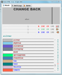 Подбор и Конвертация HTML цветов 1.2