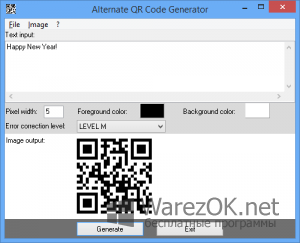 Alternate QR Code Generator 1.700